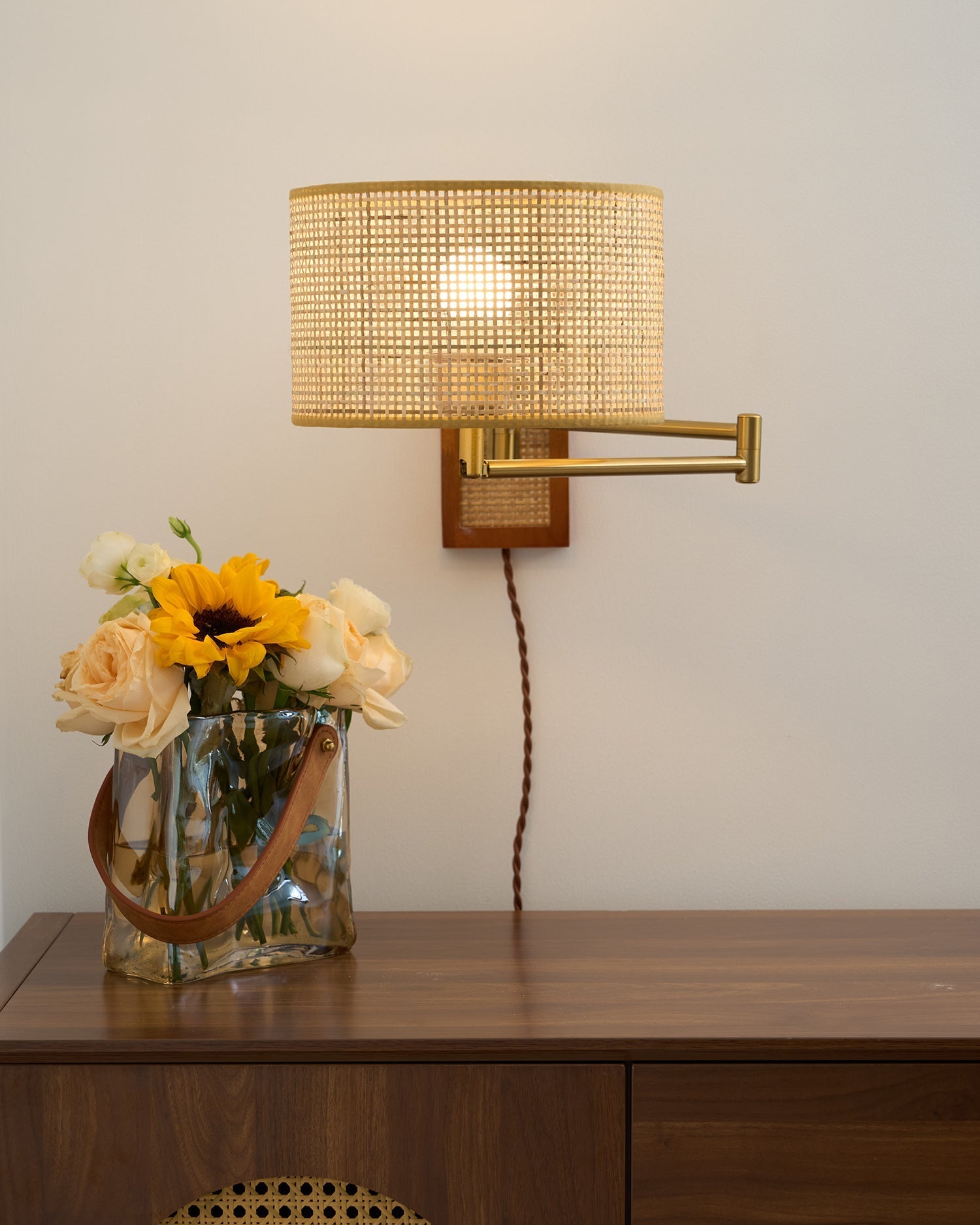 Rivaro Swing Arm Wall Lamp - Neutral Decor