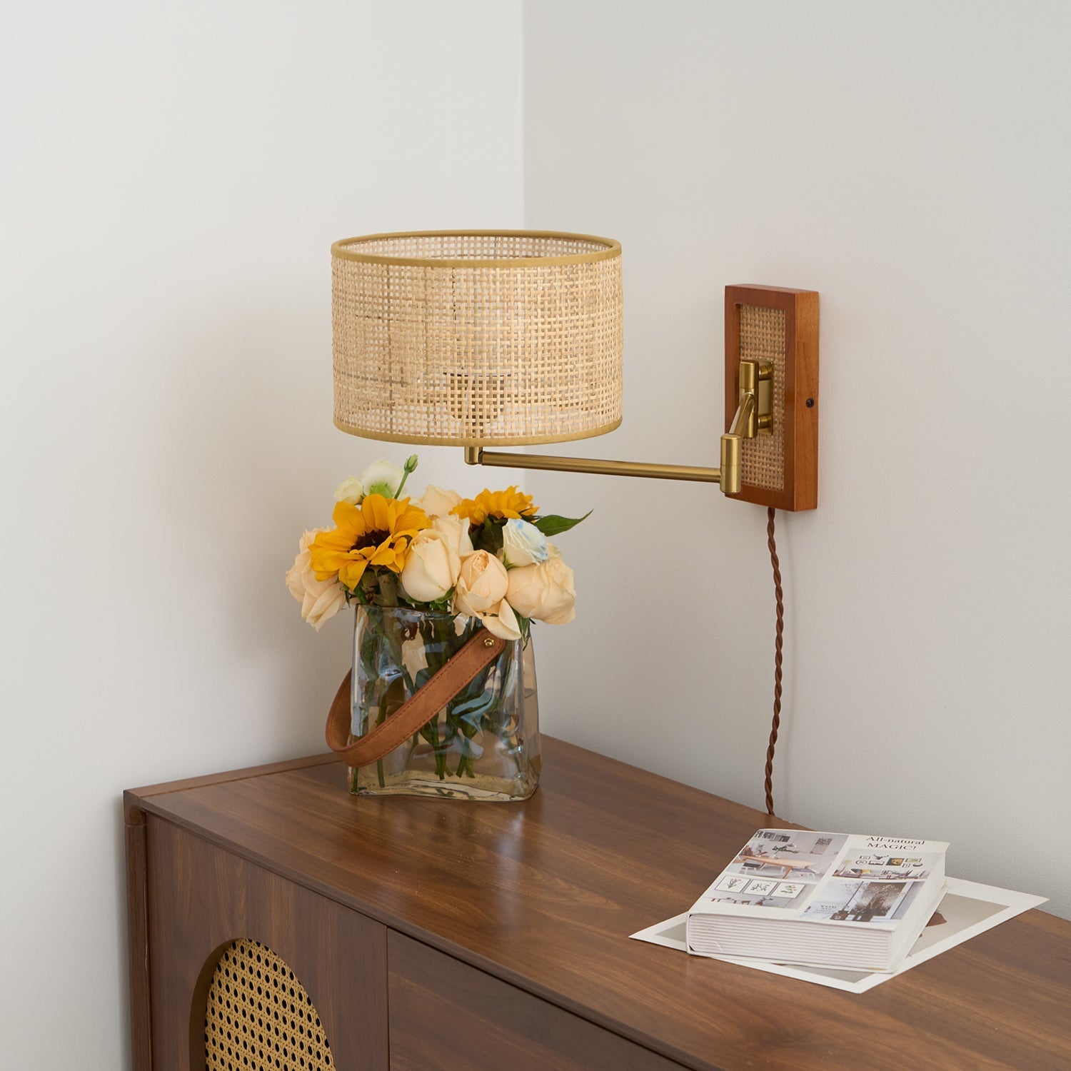 Rivaro Swing Arm Wall Lamp - Neutral Decor