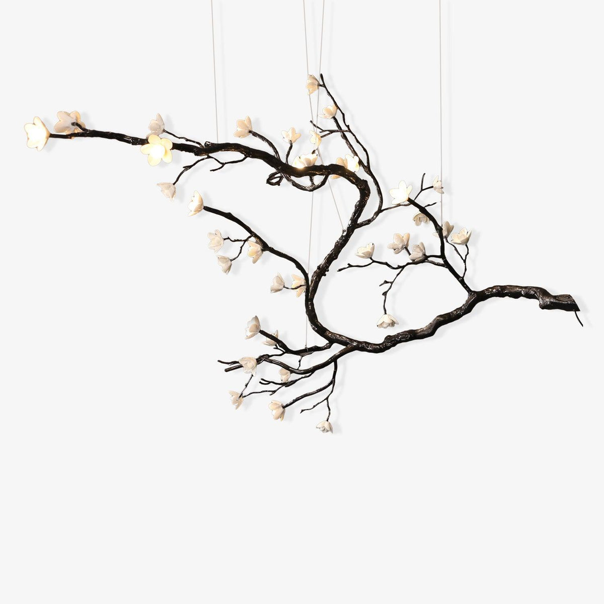 Hilten Chandelier Branch Floral Organic