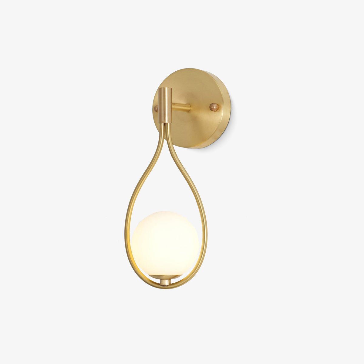 Eiralaya Modern Minimalist Vanity Brass Glass Wall Lamp