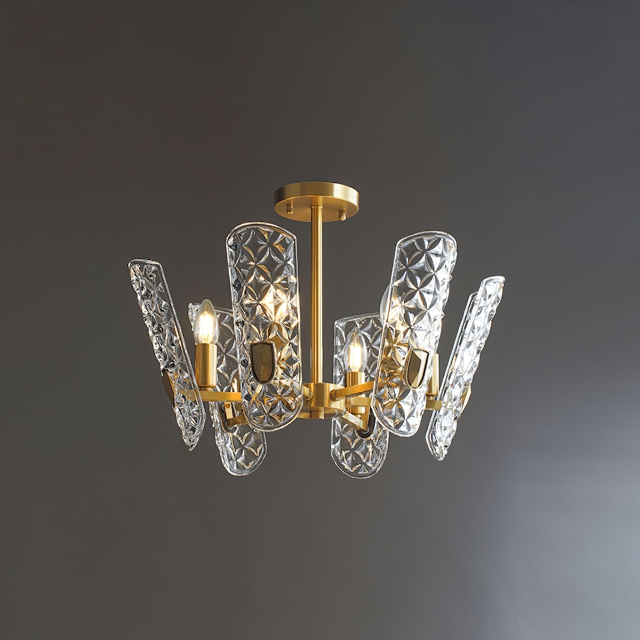 Casinian Elegant Brass Central Chandelier