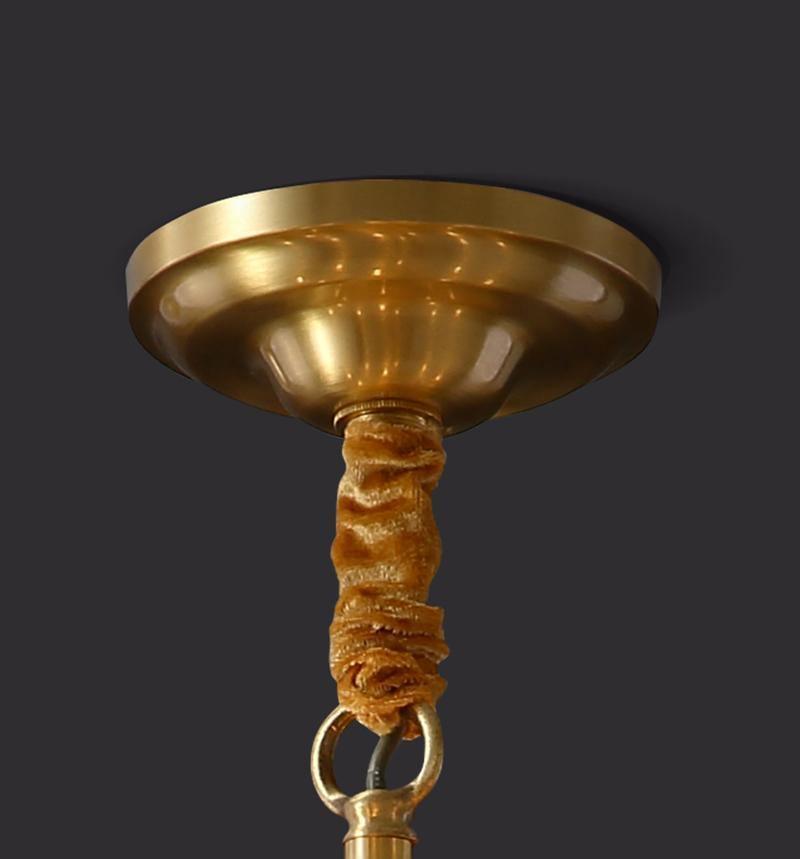 Solara Chandelier Antique Brass Starburst - Neutral Decor
