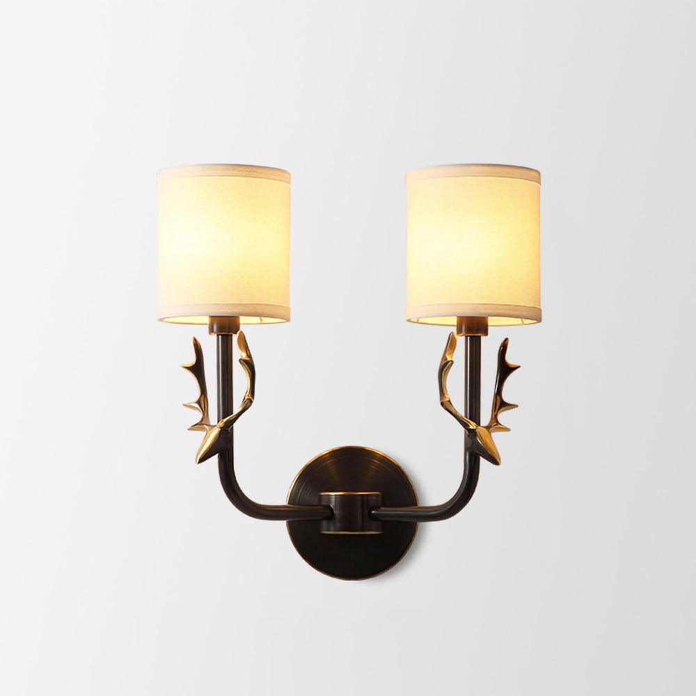 Noble Elegance Deer Head Brass Wall Light - Neutral Decor