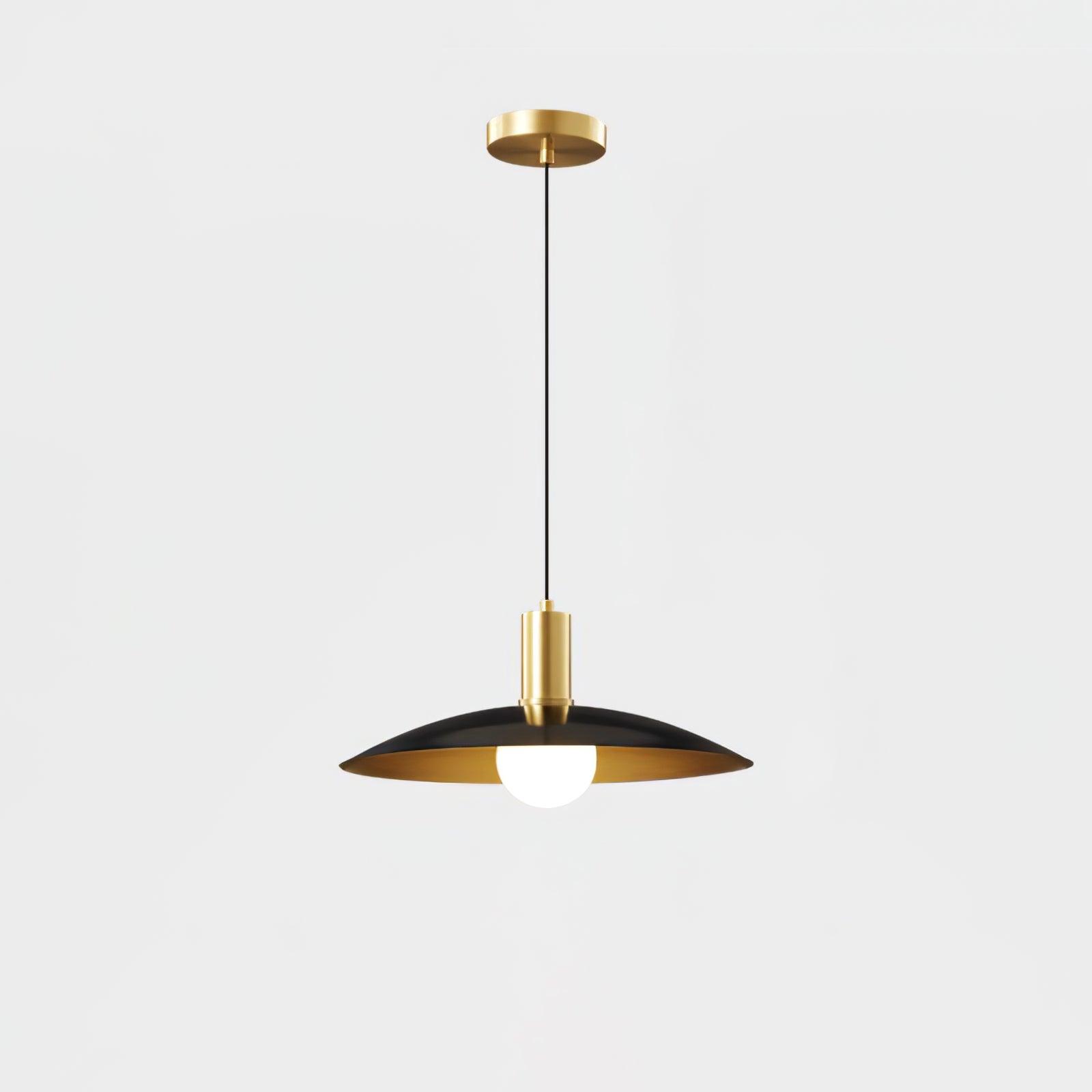 Thalora Brass & Glass Classic Pendant Lamp