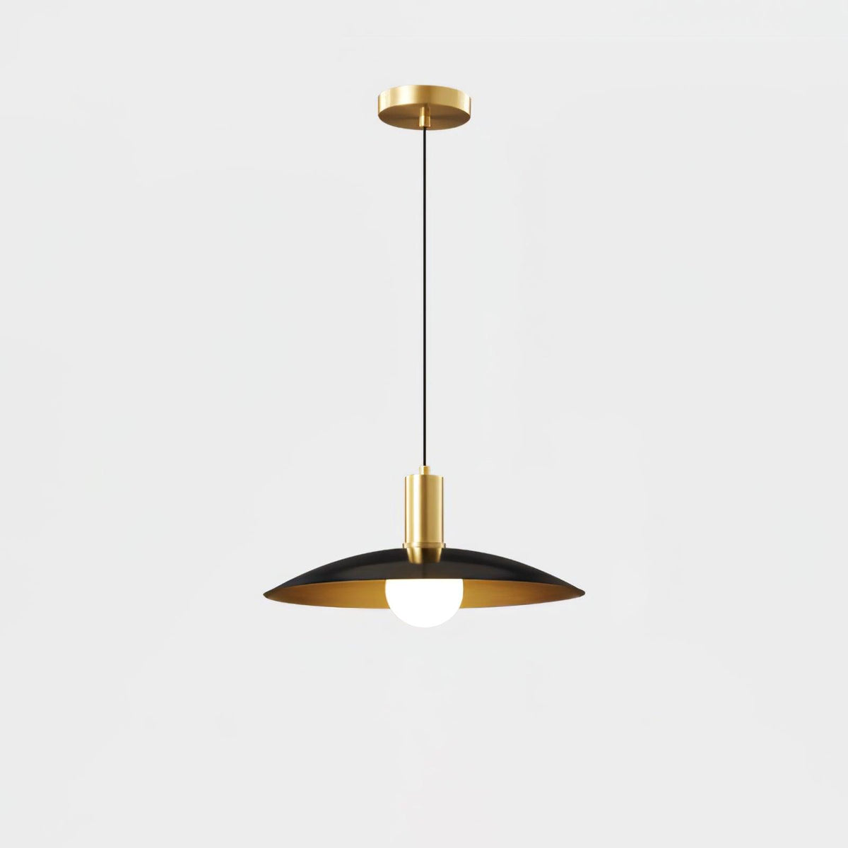 Thalora Brass & Glass Classic Pendant Lamp