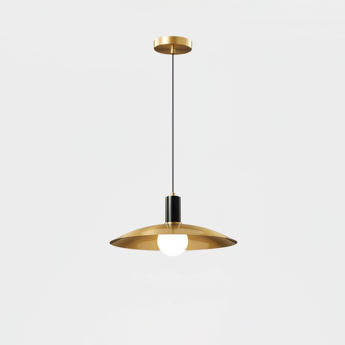 Thalora Brass & Glass Classic Pendant Lamp