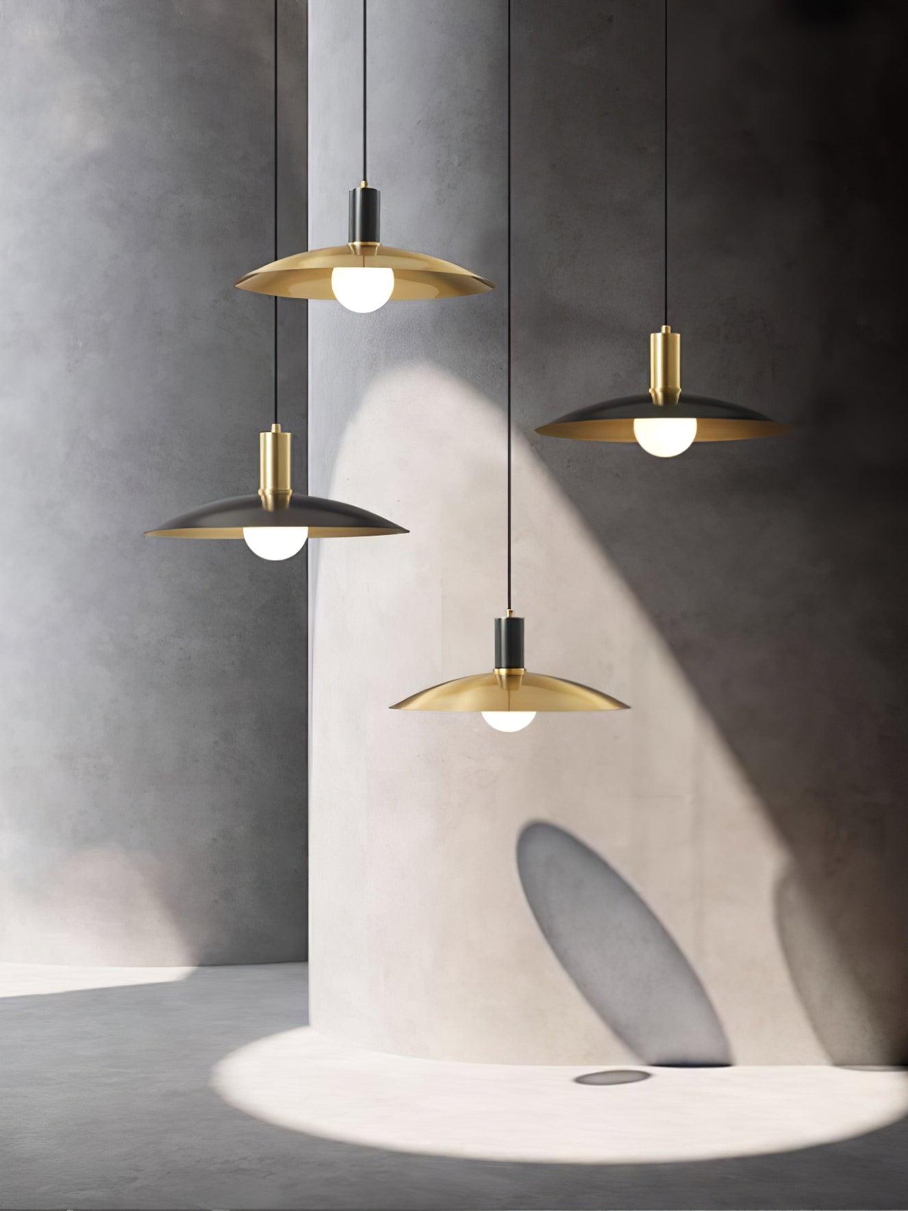 Thalora Brass & Glass Classic Pendant Lamp