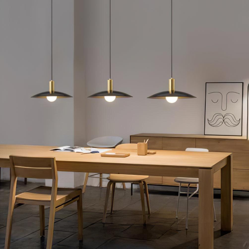 Thalora Brass & Glass Classic Pendant Lamp