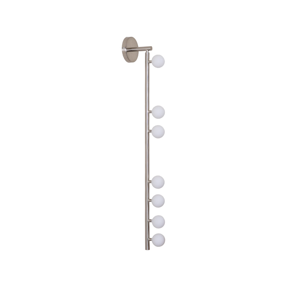Rory Modern Minimalist Tube Brass Glass Wall Lamp - Neutral Decor