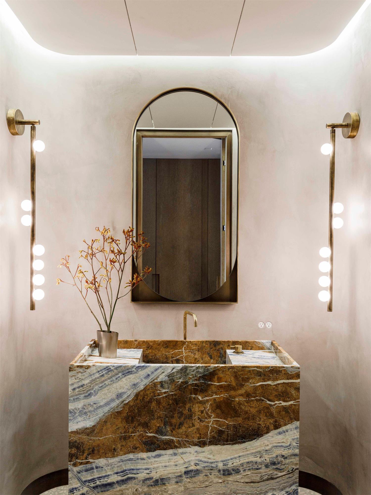 Rory Modern Minimalist Tube Brass Glass Wall Lamp
