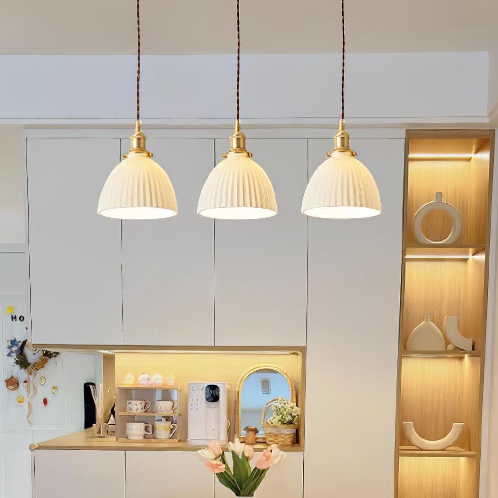 Ornoryra Vintage Glass Pendant Light