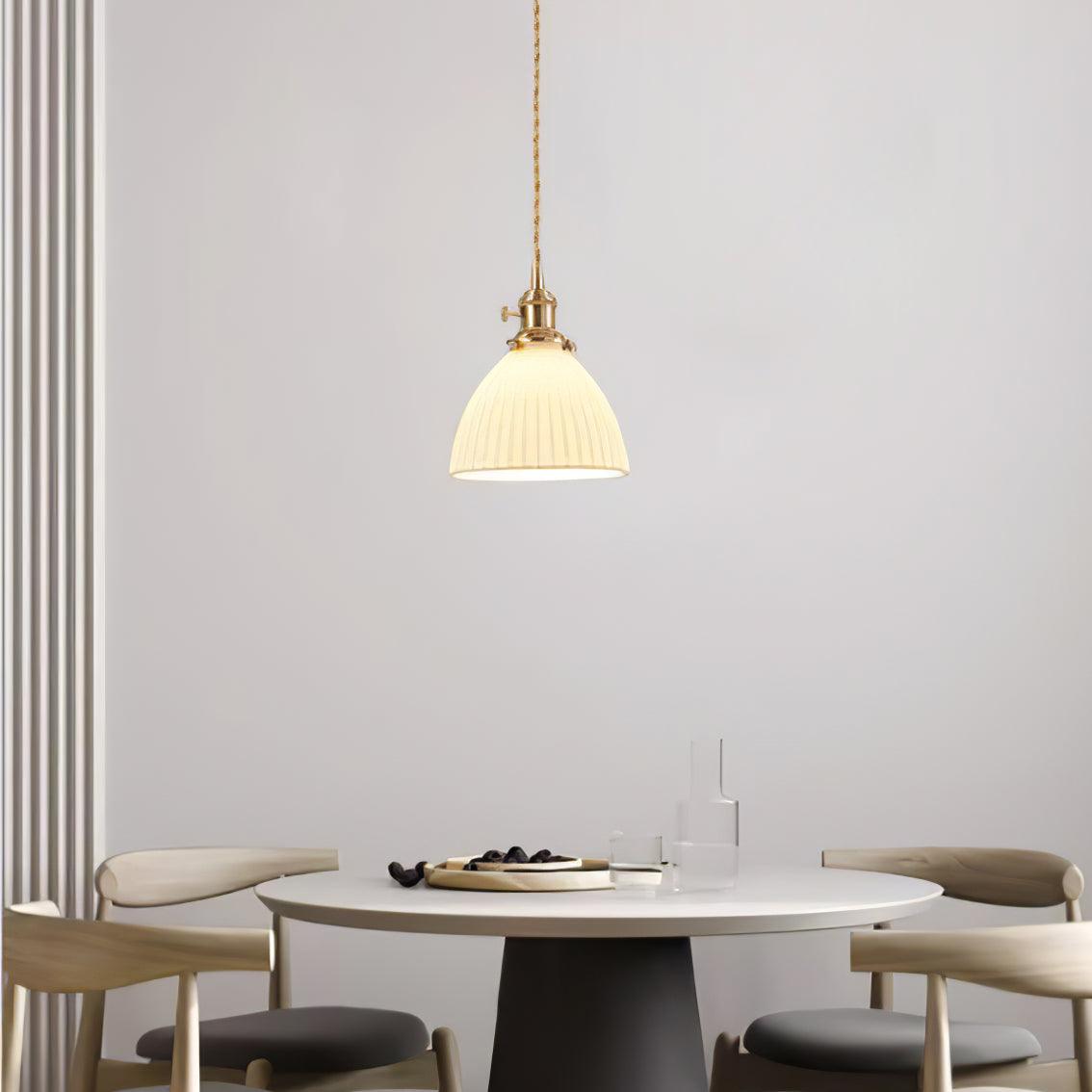 Ornoryra Vintage Glass Pendant Light