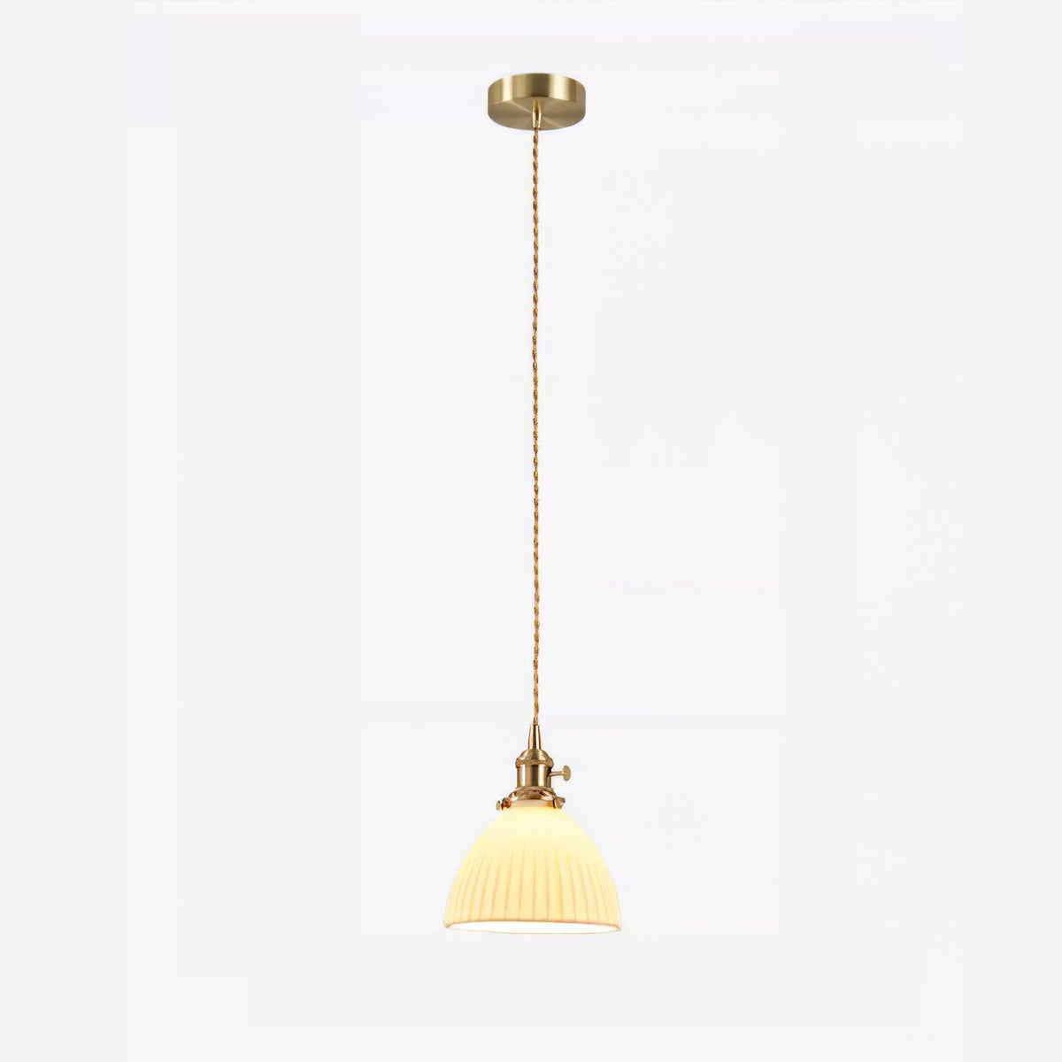 Ornoryra Vintage Glass Pendant Light