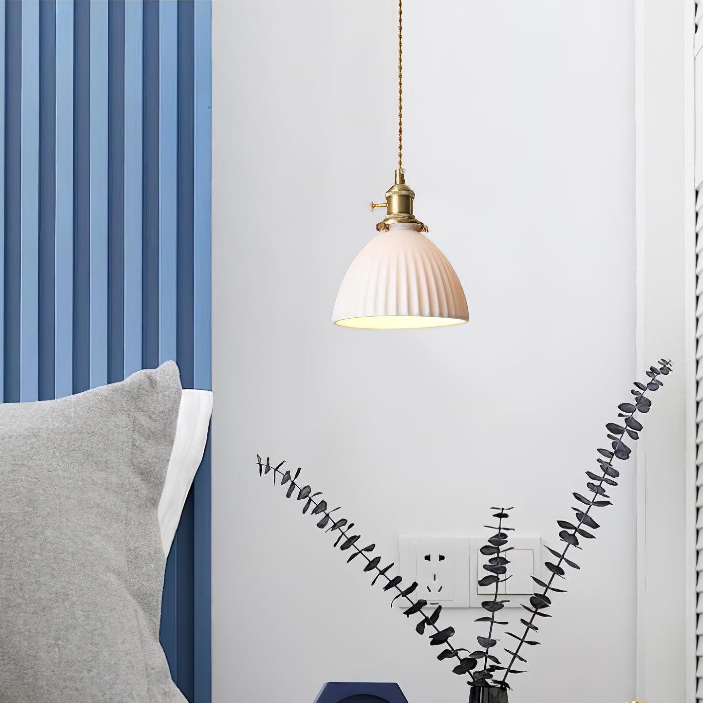 Ornoryra Vintage Glass Pendant Light