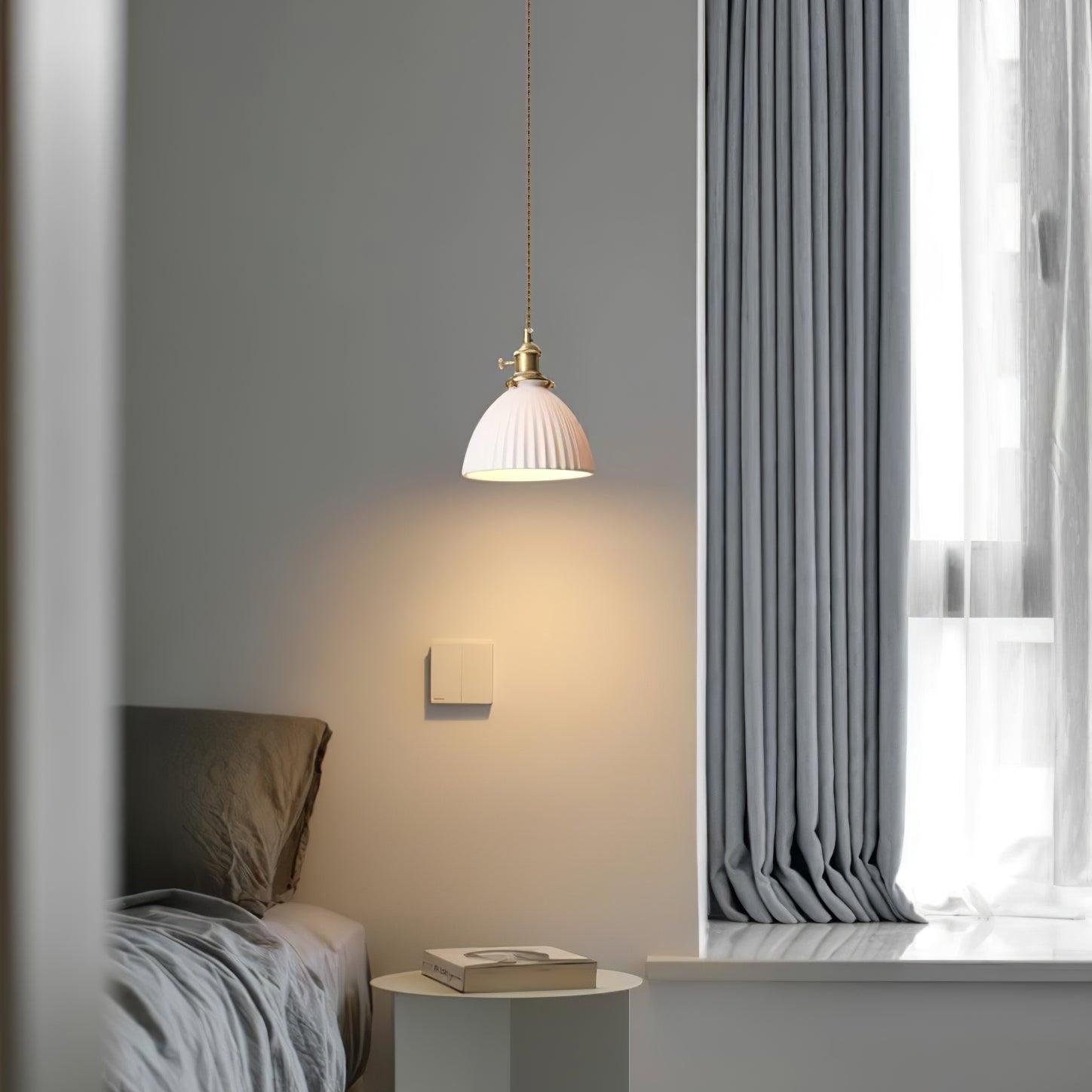 Ornoryra Vintage Glass Pendant Light