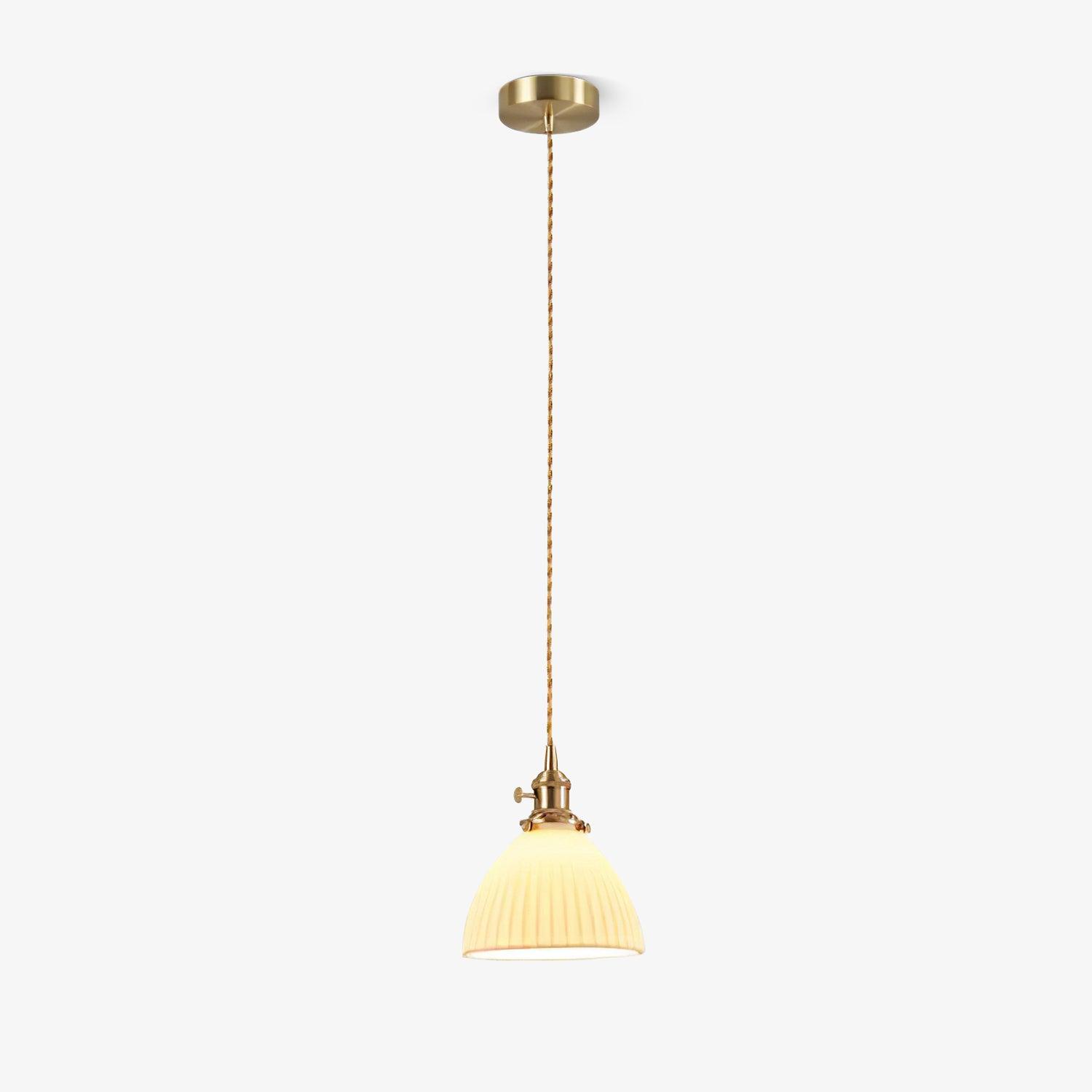 Ornoryra Vintage Glass Pendant Light