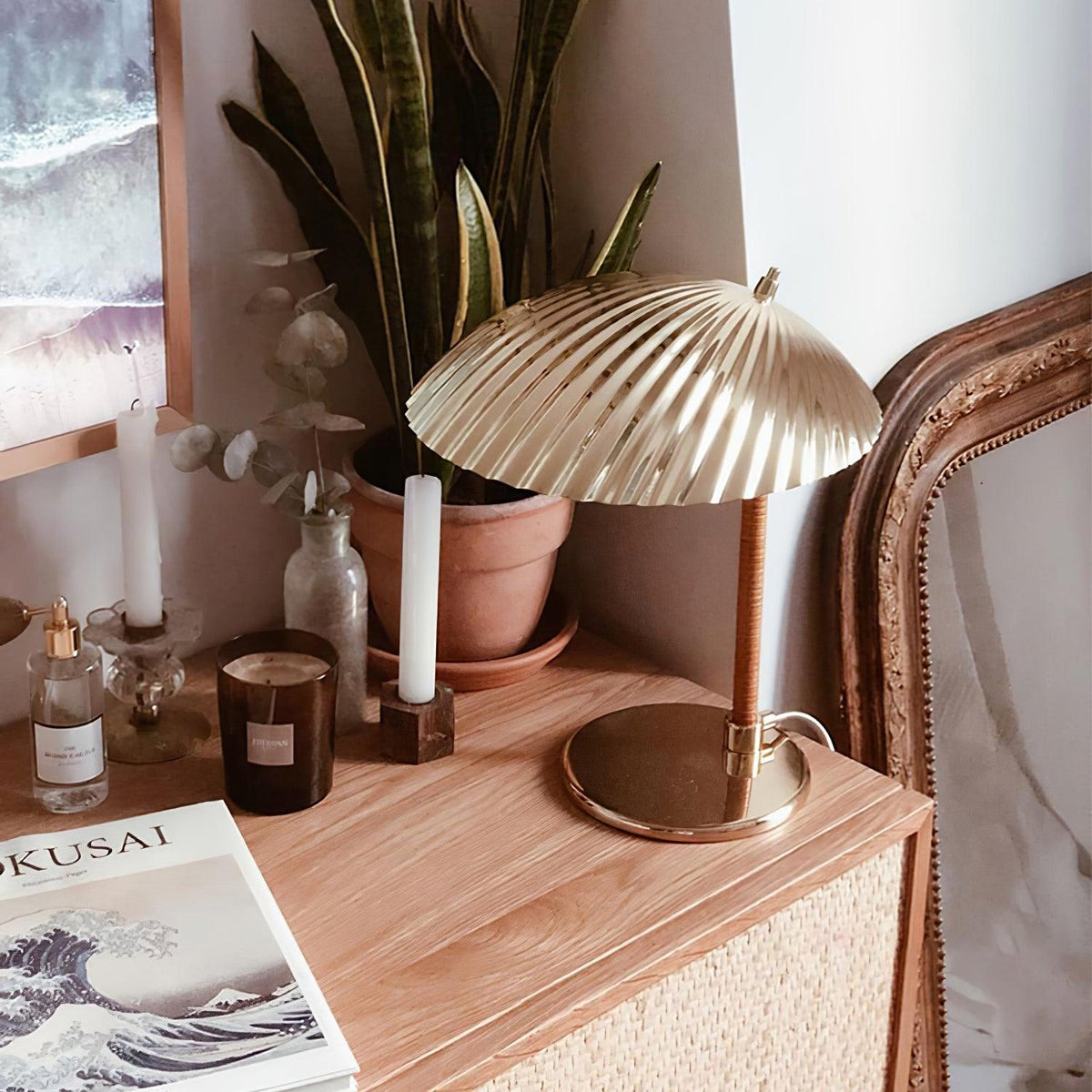 Zorare Brass Glam Table Lamp