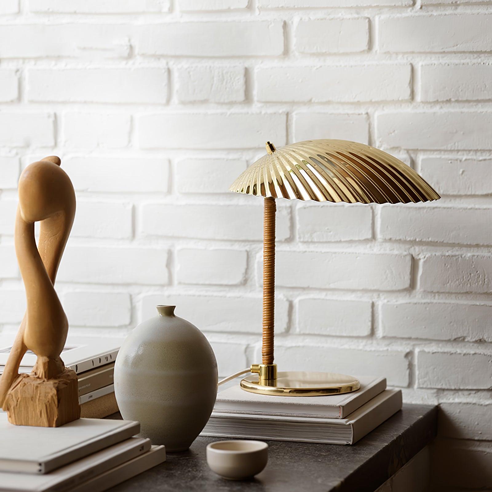 Zorare Brass Glam Table Lamp