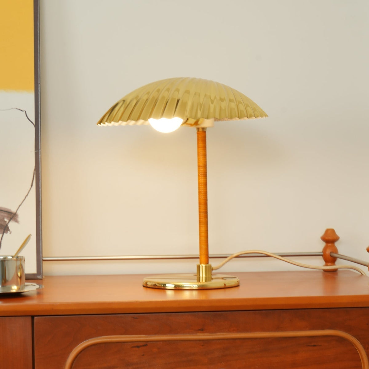 Zorare Brass Glam Table Lamp