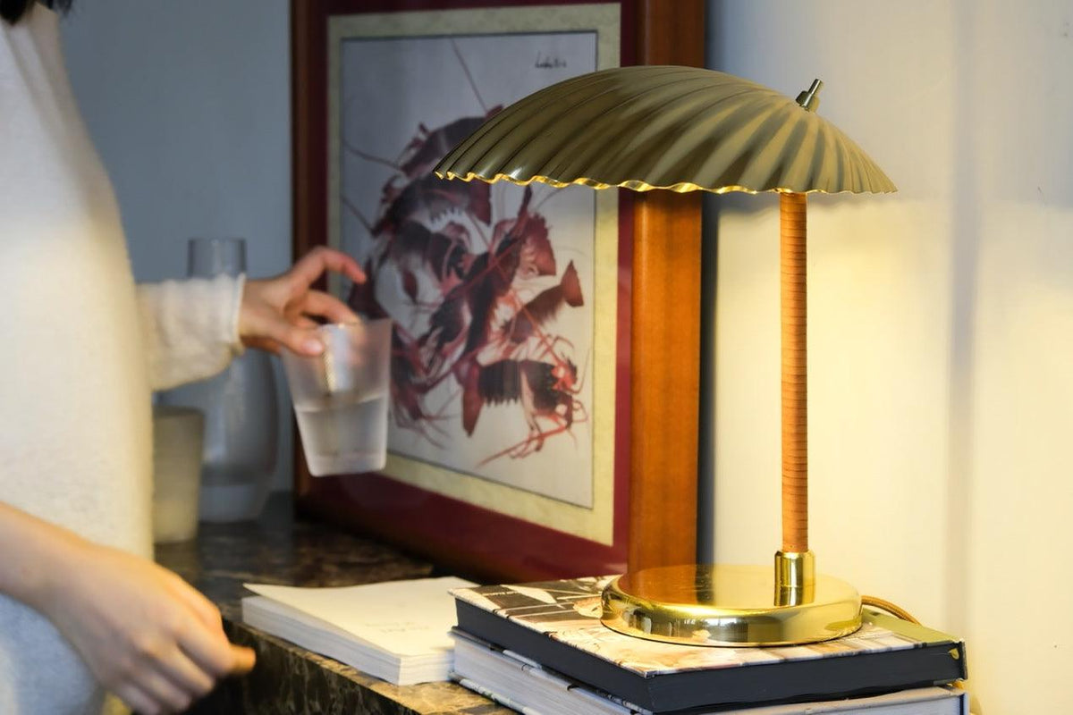 Zorare Brass Glam Table Lamp
