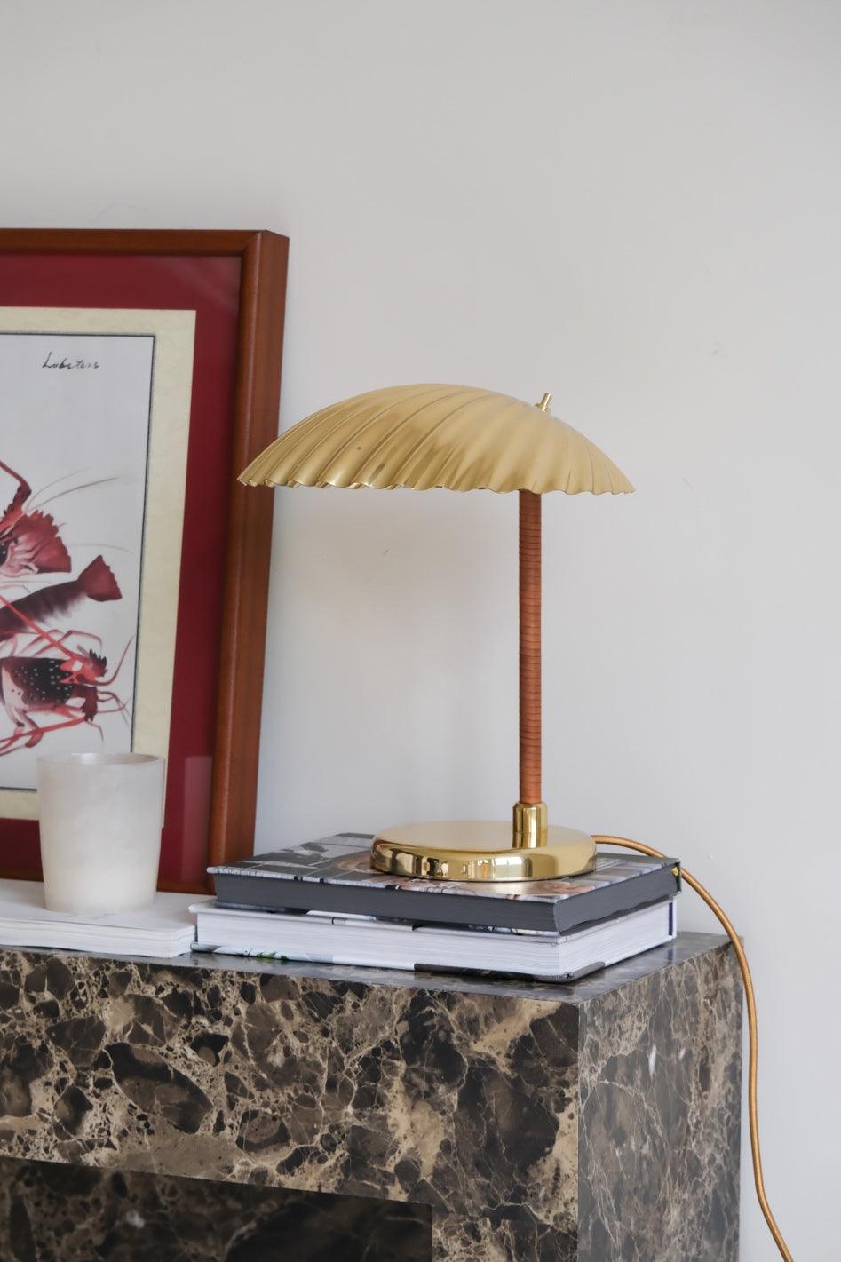 Zorare Brass Glam Table Lamp