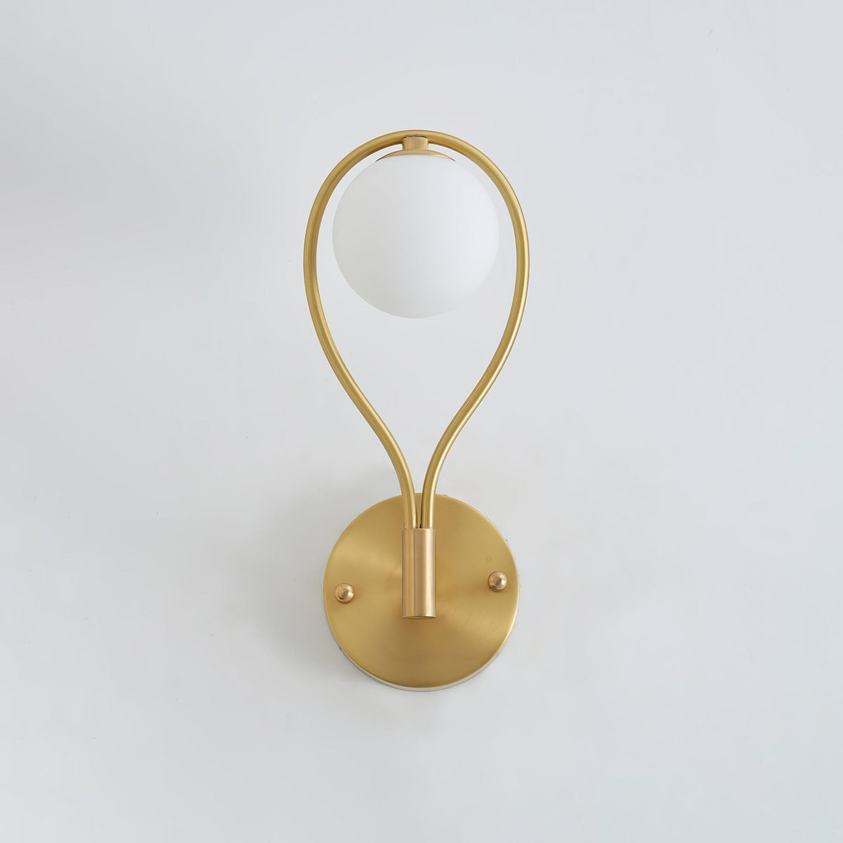 Eiralaya Modern Minimalist Vanity Brass Glass Wall Lamp