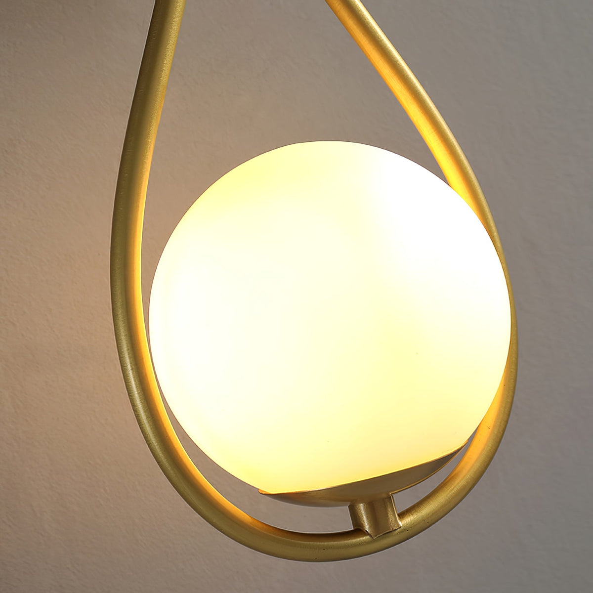 Eiralaya Modern Minimalist Vanity Brass Glass Wall Lamp