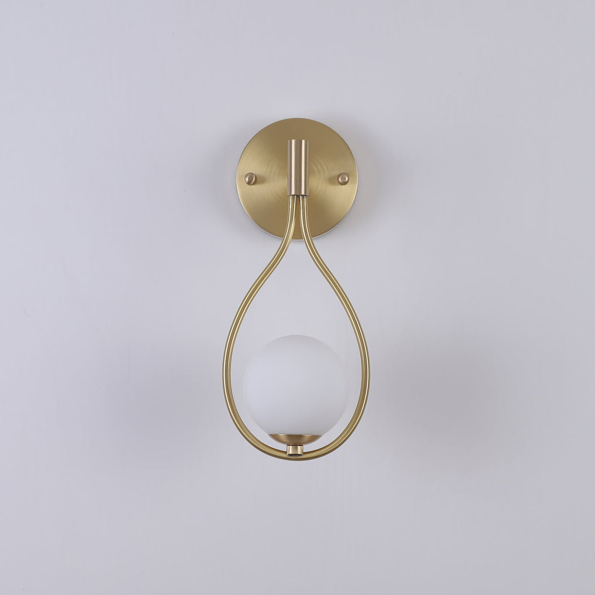 Eiralaya Modern Minimalist Vanity Brass Glass Wall Lamp