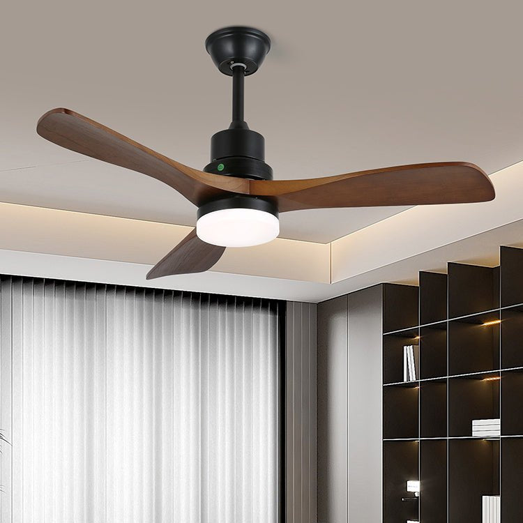 Rininena Modern Wood Ceiling Fan Light
