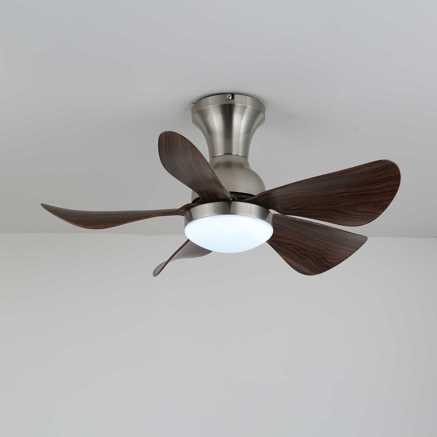 Novaro Modern Wood Ceiling Fan Light