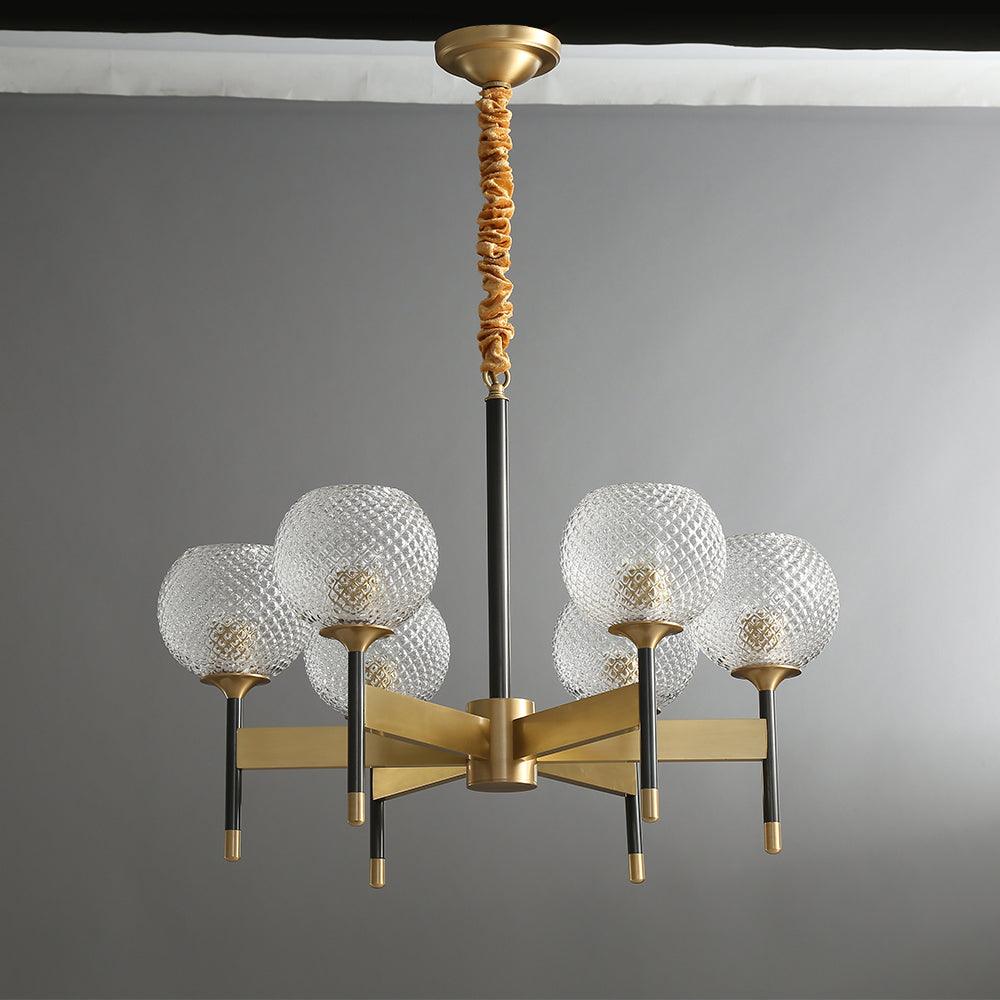 Glint Modern Brass Chandelier