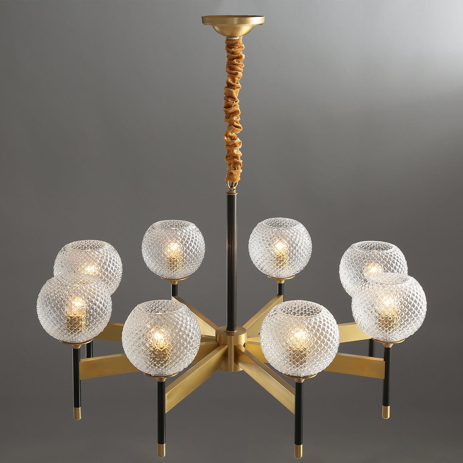 Glint Modern Brass Chandelier