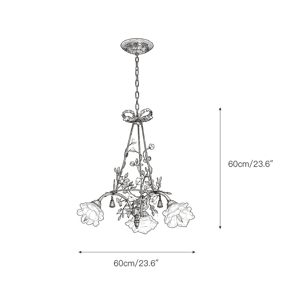 Caleira Rose Chandelier