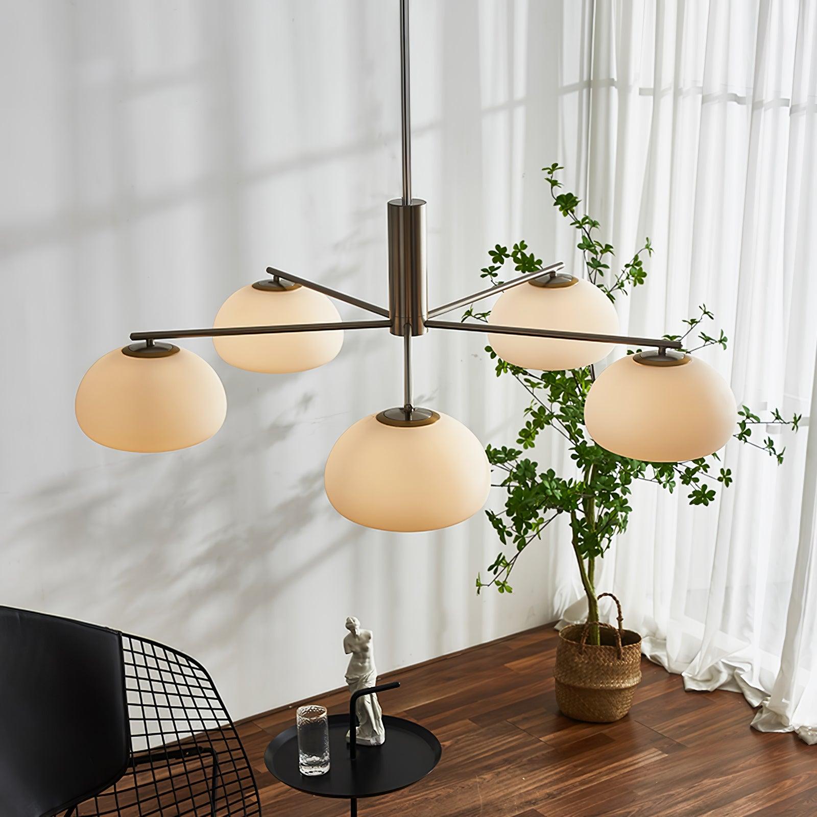 Celeneon Luxe Glass Chandelier