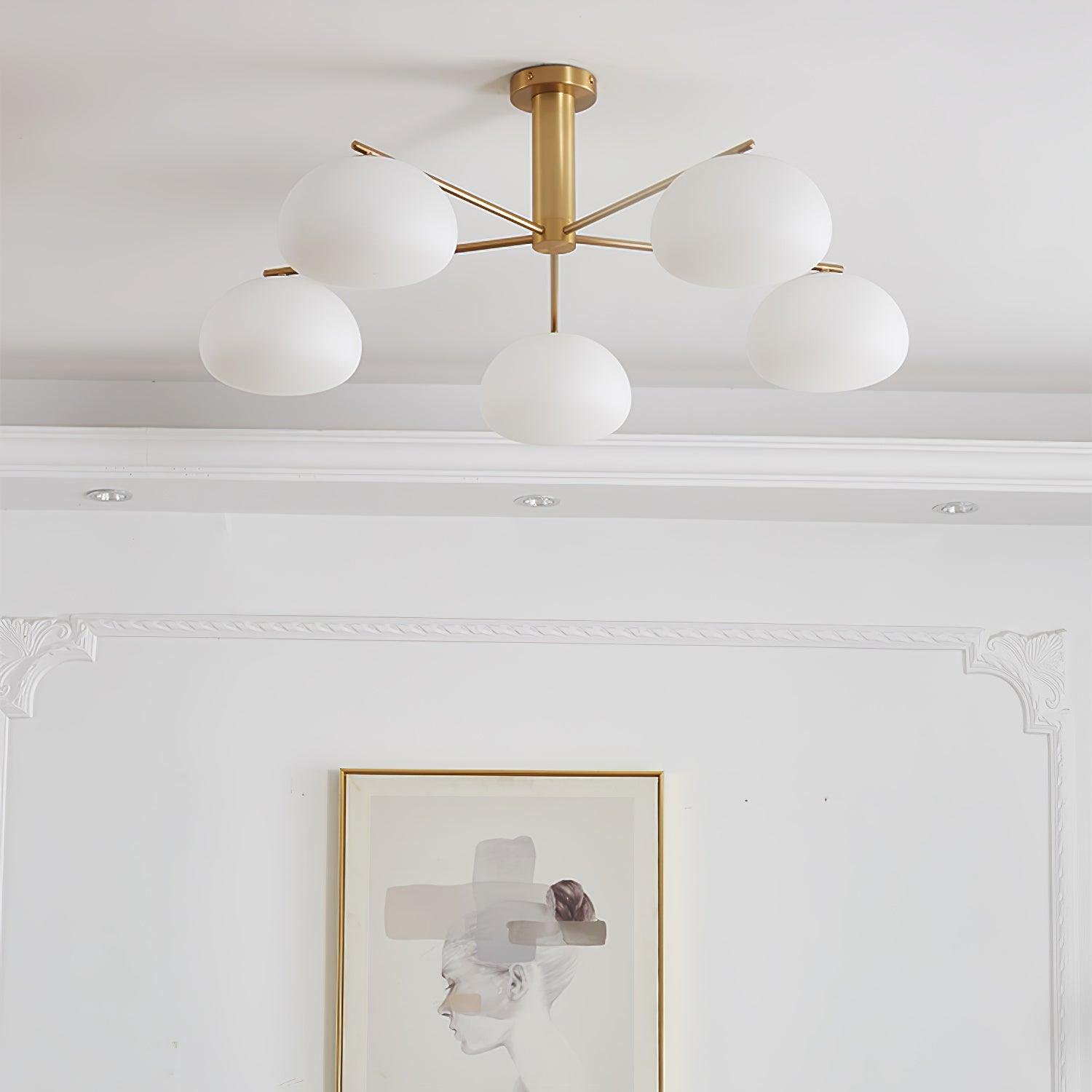 Celeneon Luxe Glass Chandelier