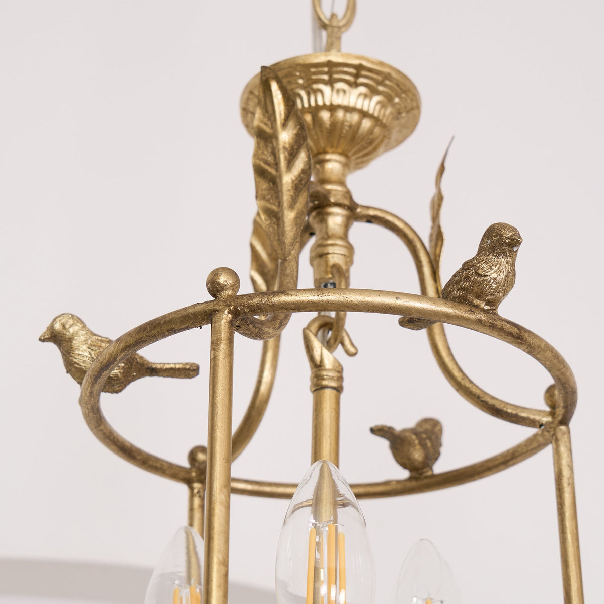 Arlen Baroque Style Metal Lantern Pendant Light