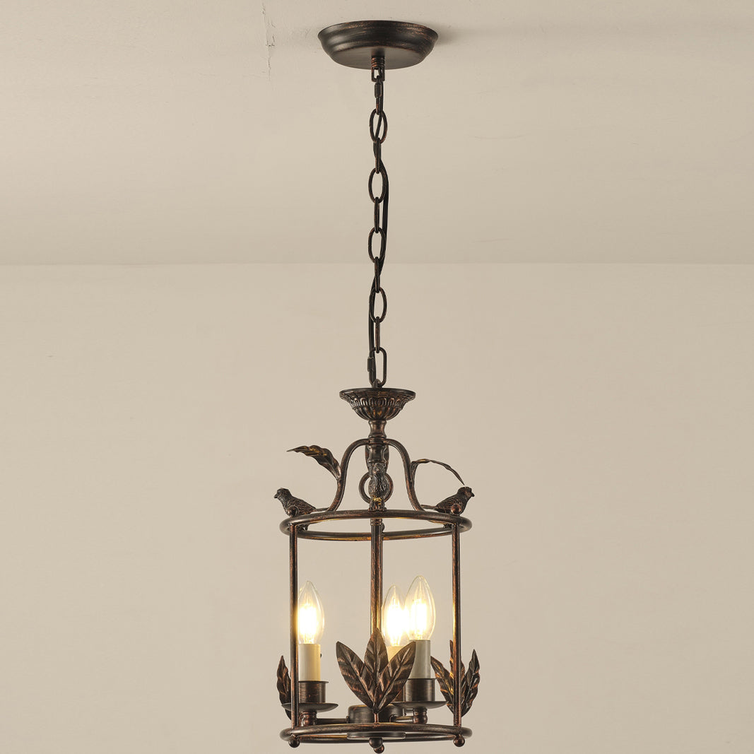 Arlen Baroque Style Metal Lantern Pendant Light