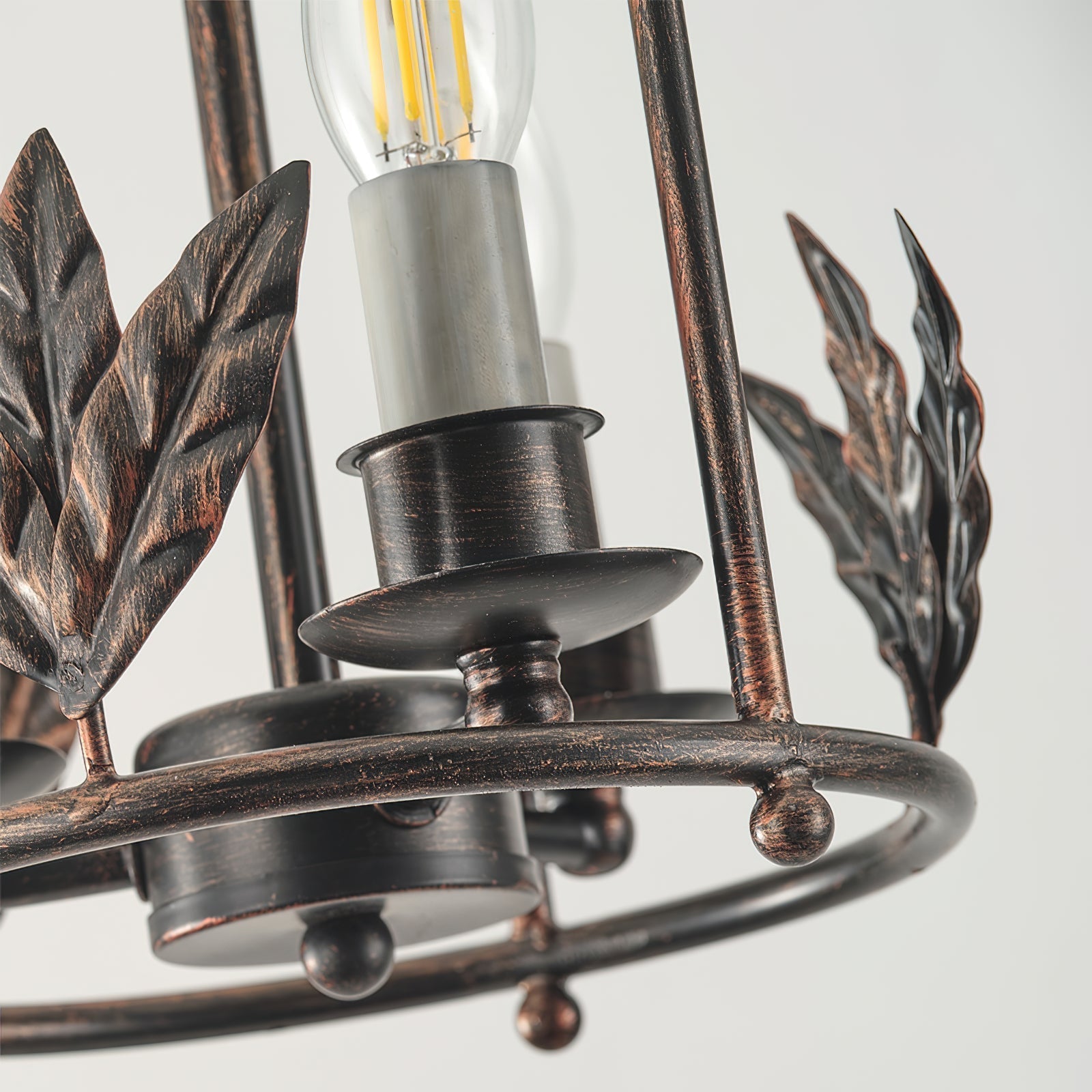 Arlen Baroque Style Metal Lantern Pendant Light