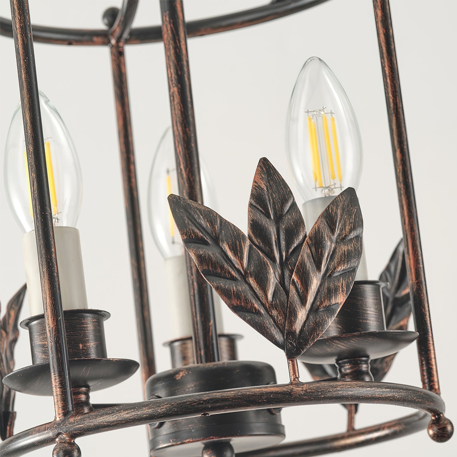 Arlen Baroque Style Metal Lantern Pendant Light