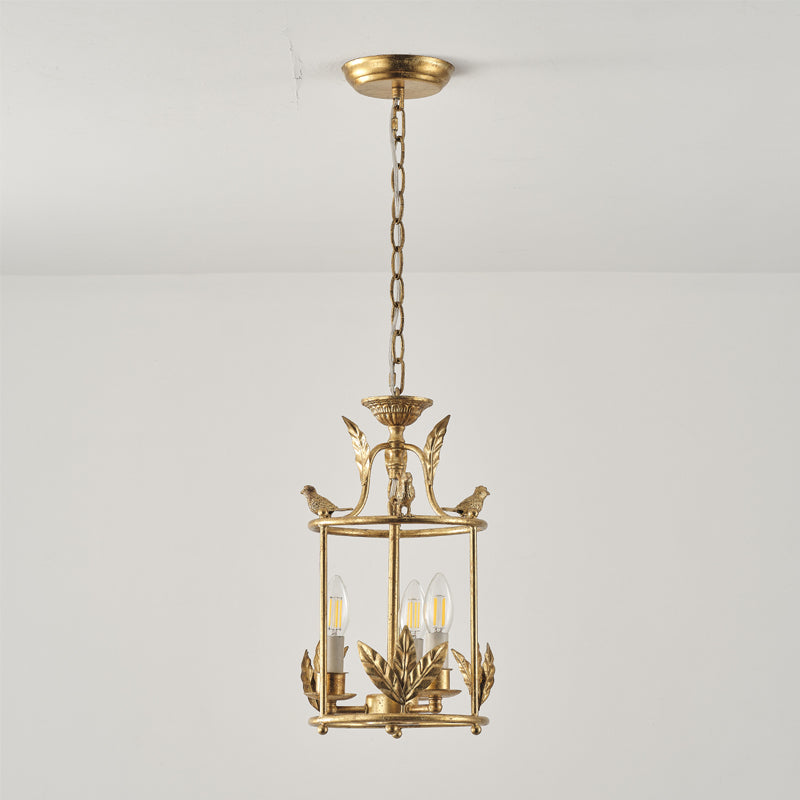 Arlen Baroque Style Metal Lantern Pendant Light