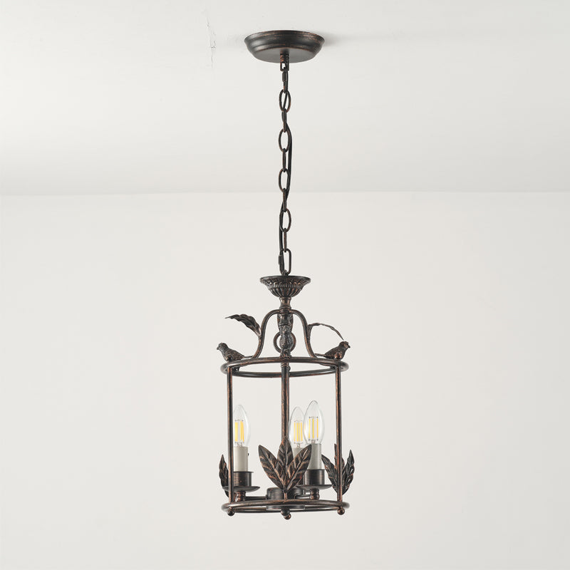 Arlen Baroque Style Metal Lantern Pendant Light