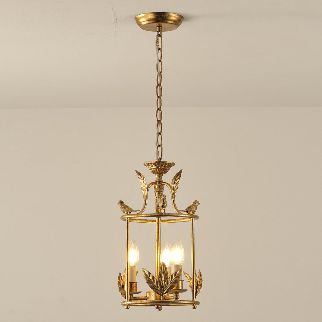 Arlen Baroque Style Metal Lantern Pendant Light