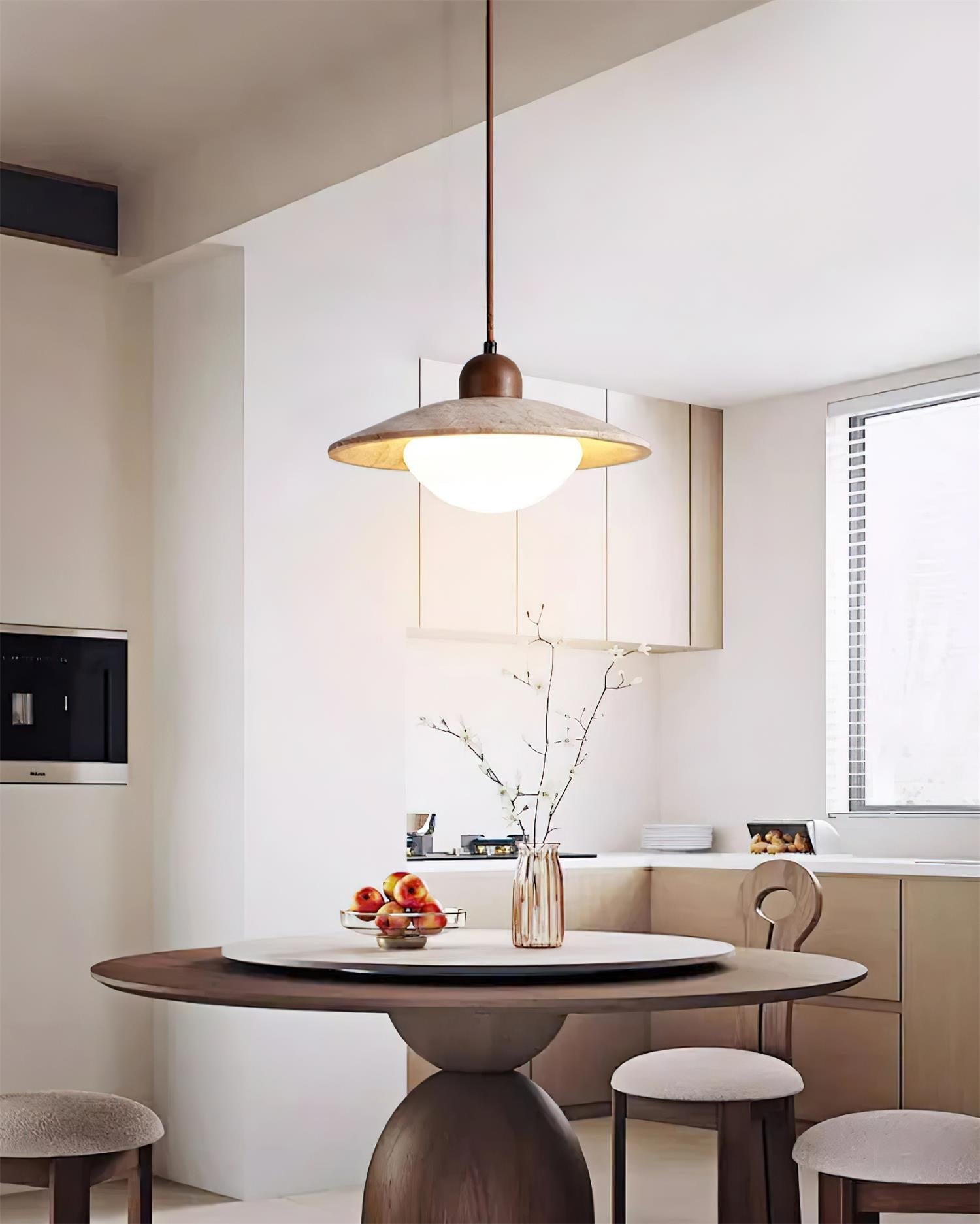 Ritta Pendant Lamp Travertine Minimalist - Neutral Decor