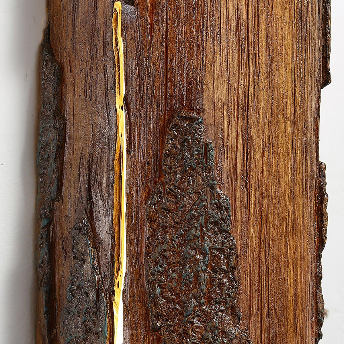 Lorelei Broken Bark Resin Wall Light