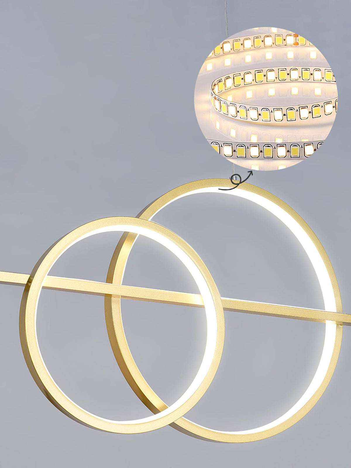 Aviniel Contemporary Brass Pendant Light