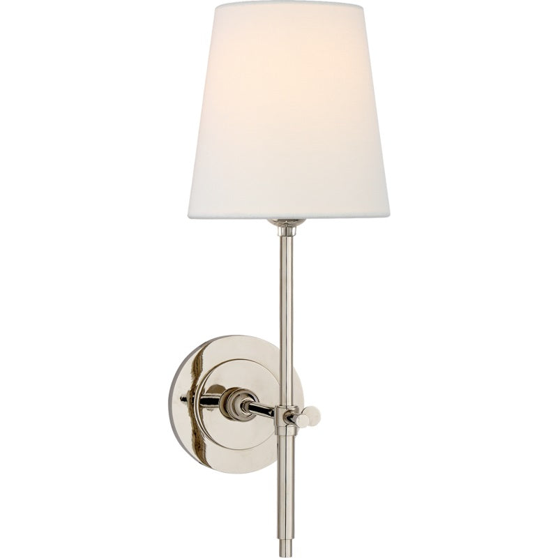 Theodore Wall Lamp Brass Fabric - Neutral Decor