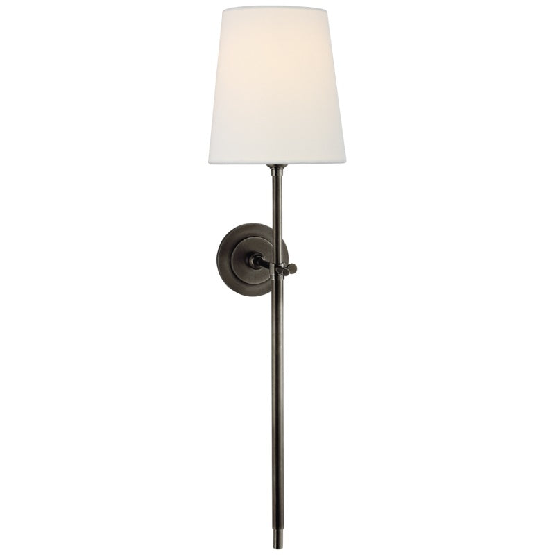 Theodore Wall Lamp Brass Fabric - Neutral Decor