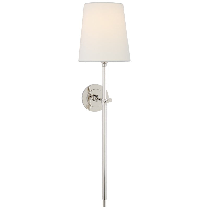Theodore Wall Lamp Brass Fabric - Neutral Decor