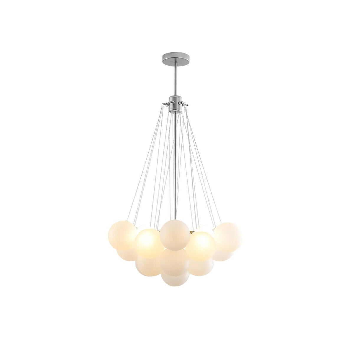 Eiririra Chandelier Bubble Frosted Glass