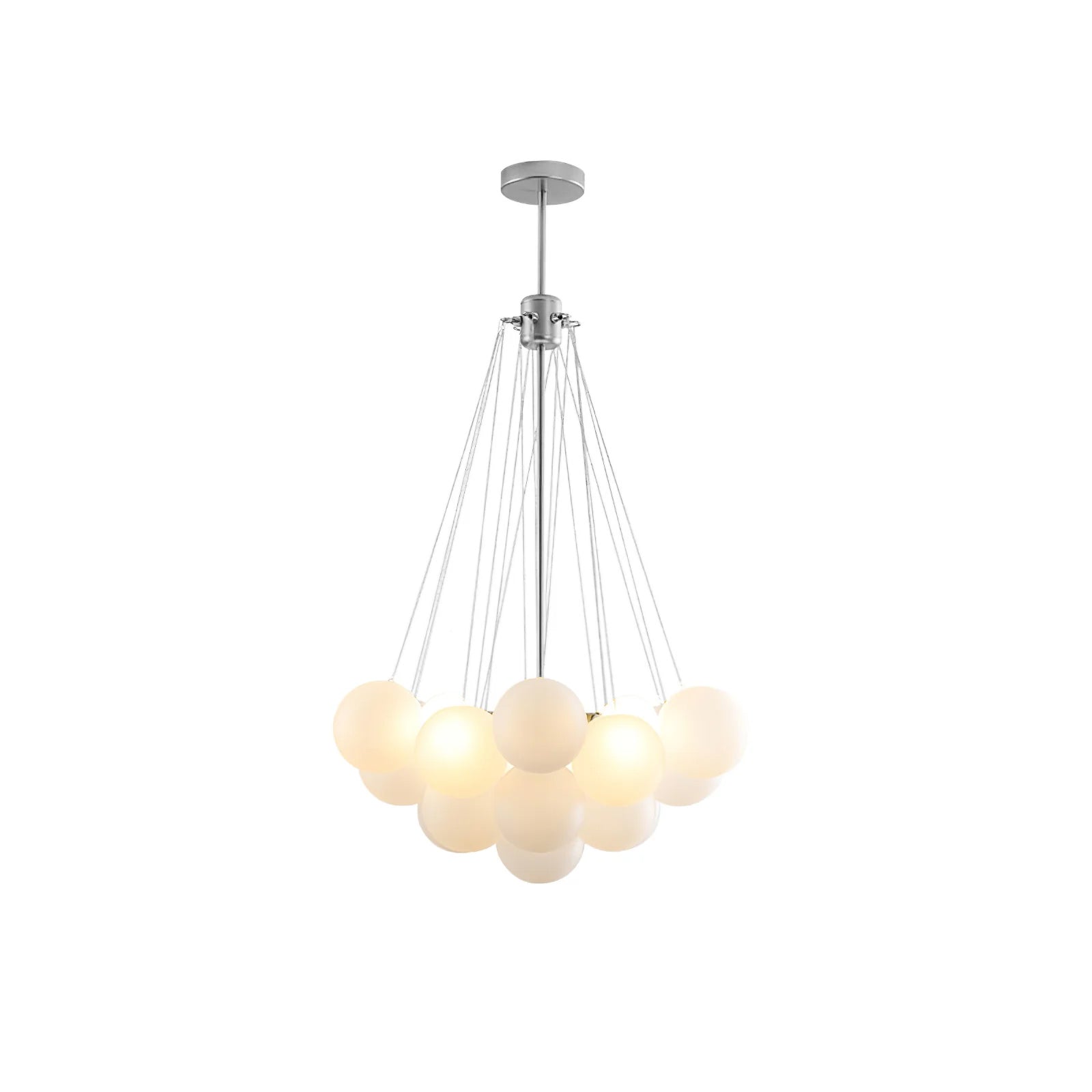 Eiririra Chandelier Bubble Frosted Glass
